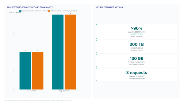 S3 Files stop copy pipelines for huge genomes