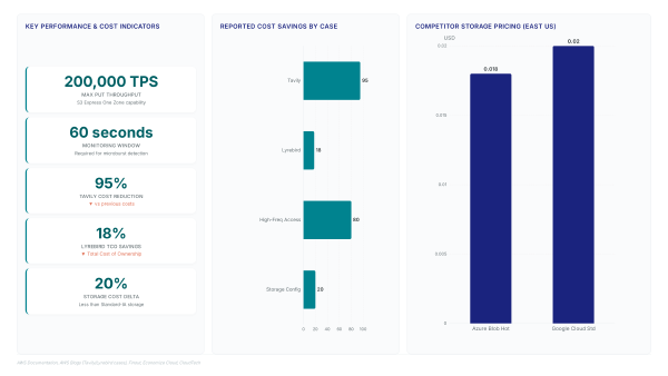 Express metrics reveal S3 single-digit ms delays