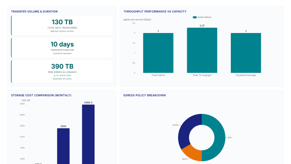 Object storage handles massive research datasets well