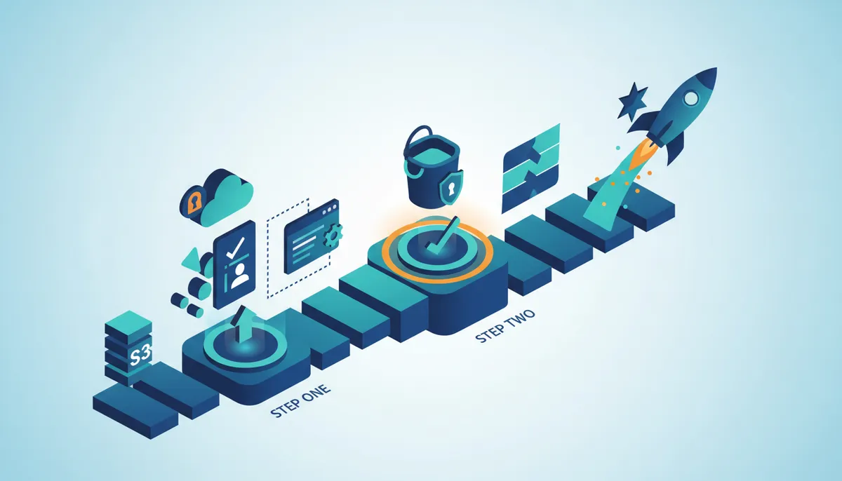 Conceptual illustration for Securing S3-Compatible Storage in Five Steps