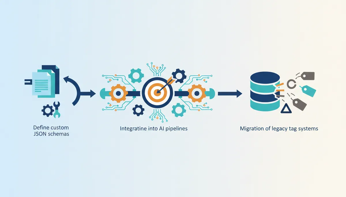 Conceptual illustration for Strategic Implementation of Annotation Schemas for AI Workflows