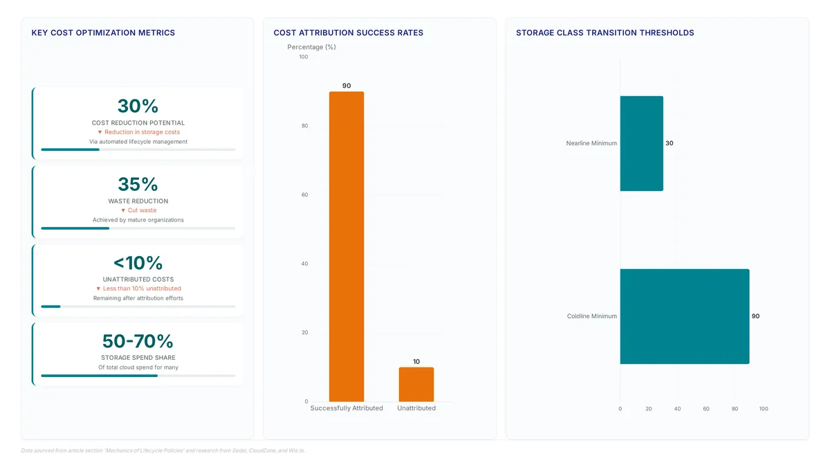 Cloud storage costs: Cut spend 70% with smart tiers