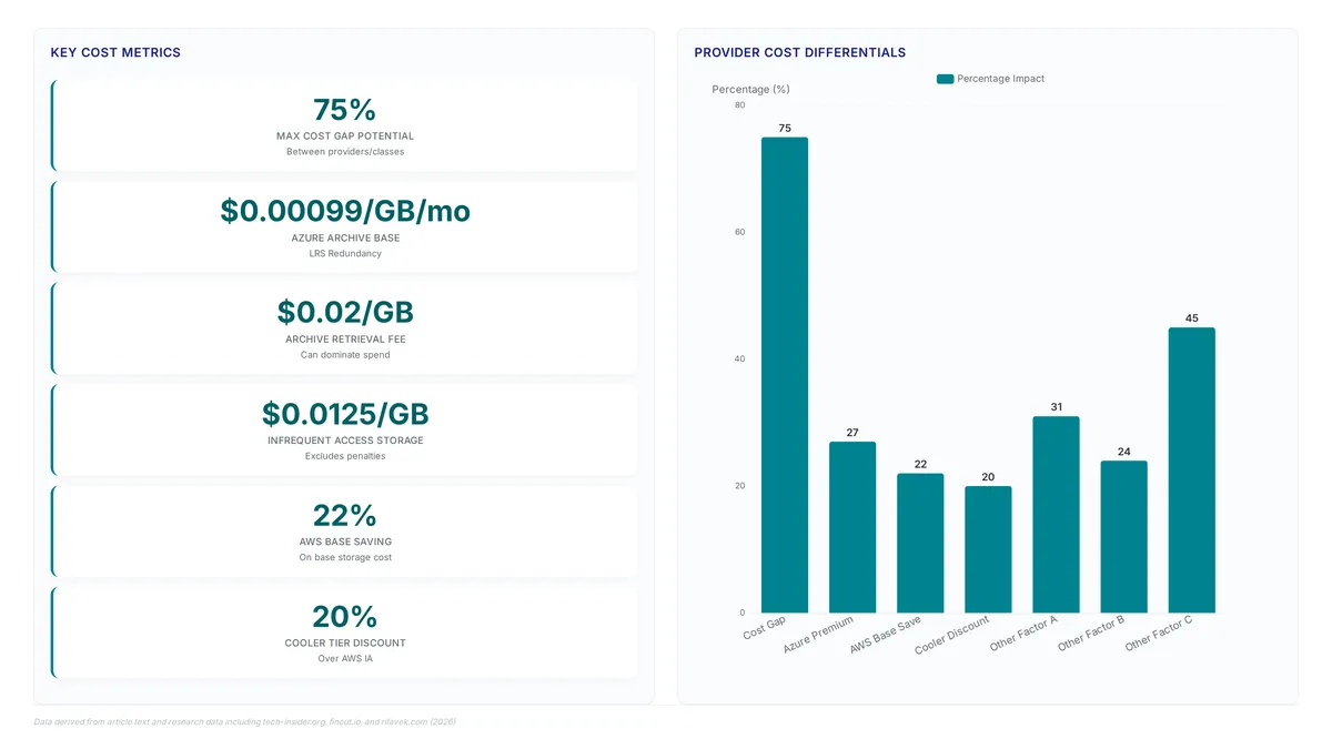 Cloud storage costs: Why $0.018 Azure rates trap you